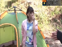 [일본비디오] 텐트안에서 격렬한 떡질
